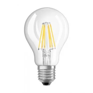 Лампа светодиодная LED BASE CLASSIC A 60 CL 7 W/2700K E27 | 4052899972018 | OSRAM