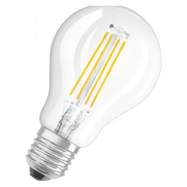 Лампа светодиодная LEDPCLP60 6W/827 230V FIL E27 10X1 | 4058075439078 | OSRAM