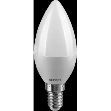 Лампа светодиодная OLL-C37-8-230-6.5K-E14-FR | 61128 | ОНЛАЙТ