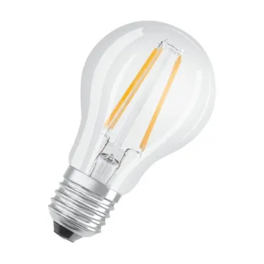 Лампа светодиодная филаментная нестандартно диммируемая LED Retrofit CLASSIC A GLOWdim 40 CL 4,5 W/2200-2700K E27 | 4058075435568 | OSRAM