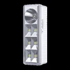 Светильник светодиодный аварийный СБА 2207DC 6+1LED 1.0Ah lithium battery DC | 4690612029559 | IN HOME