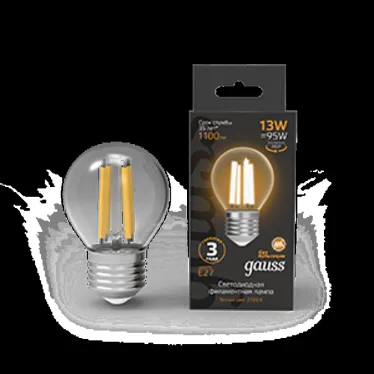 Лампа светодиодная Filament Шар 13W 1100lm 2700К Е27 LED 1/10/50 | 105802113 | Gauss
