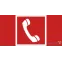 Пиктограмма (Пластина) BL-3015B.F05 "Телефон для использования при пожаре"для CANOE S,FIRMUS,FLAG,ICEBERG,IDON ,KONTUR,REGATA