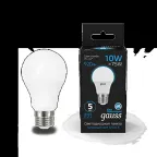 Лампа светодиодная A60 10W 920lm 6500K E27 LED 1/10/50 | 102502310 | Gauss