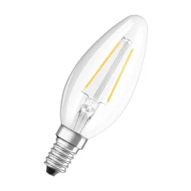 Лампа светодиодная LEDPCLB40 4W/827 230V FIL E14 10X1 | 4058075438651 | OSRAM