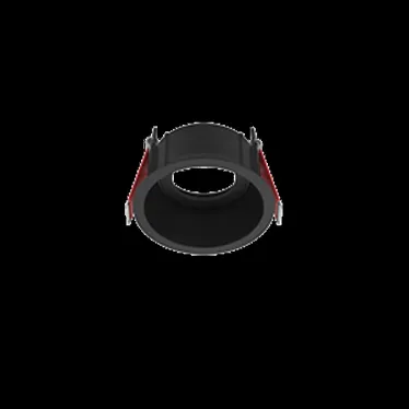 Рамка для модульного светильника FLEX 50 03 круглая встраиваемая утопленная 85х65мм RAL9005 черный муар повор | V1-R0-T0435-10005-2000000 | VARTON