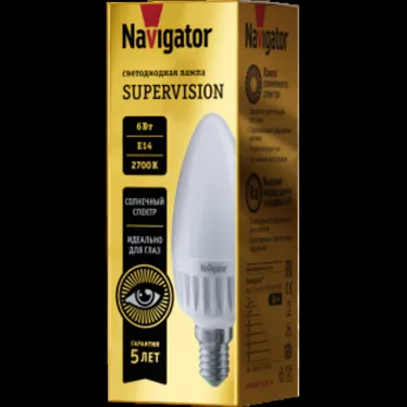 Лампа светодиодная NLL-MR16-6-230-3K-GU5.3-FR-SV | 80551 |  Navigator