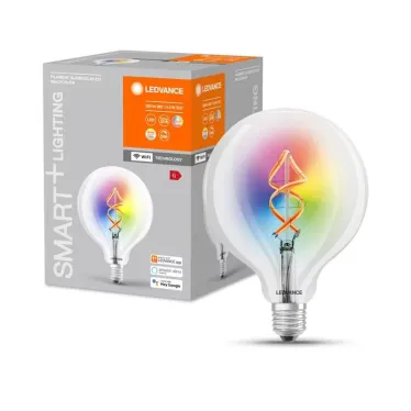 Лампа светодиодная  филаментная диммируемая SMT WFG30D4,5W/827230VFILRGBWE274X1LEDV серия SMART+  | 4058075609938 | LEDVANCE