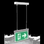 Световой указатель "ВАРТОН" Flip-подвес. серии Advanced 3W IP40 3ч | V1-EM-70432-30A01-4000365 | VARTON