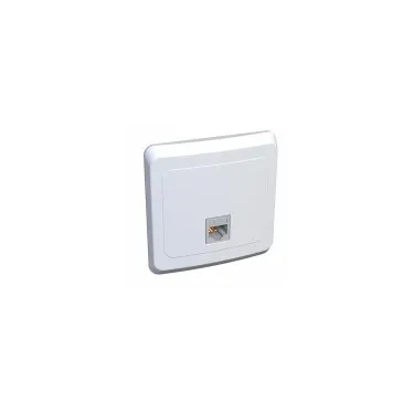 ЭТЮД Розетка компьютерная RJ45 категория 5 белая