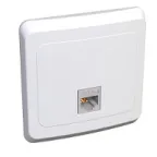 ЭТЮД Розетка компьютерная RJ45 категория 5 белая