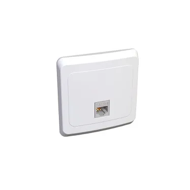 ЭТЮД Розетка компьютерная RJ45 категория 5 белая