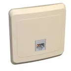 ЭТЮД Розетка компьютерная RJ45 категория 5 бежевая