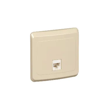 ЭТЮД Розетка компьютерная RJ45 категория 5 бежевая