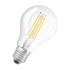 Лампа светодиодная филаментная LED STAR Classic P 5W, прозрачная колба, Е27 LSCLP60 CL 5W/827 230V FILE2710X1RU | 4058075212510 | Osram