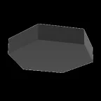 Блок Gexus 520х600 Solid подвесной RAL9005 черный муар | V4-R0-90.0009.GXS-0010 | VARTON