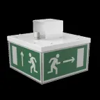                  Световой указатель аварийного освещения BS-CUBE-10-S1-24 | a19351 | Белый свет
               