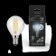 Лампа светодиодная Black LED Filament Шар E14 7W 580lm 4100K step dimmable | 105801207-S | Gauss