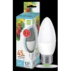 Лампа светодиодная LED-СВЕЧА-standard 5Вт 230В Е27 4000К 450Лм | 4690612003917 | ASD