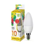 Лампа светодиодная LED-СВЕЧА-standard 10Вт 230В Е14 3000К 900Лм | 4690612015507 | ASD