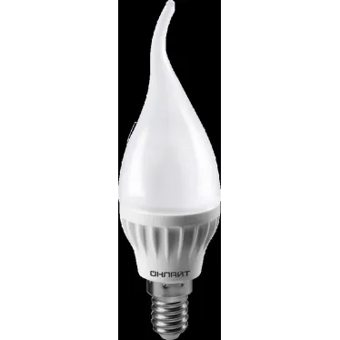 Лампа светодиодная OLL-FC37-8-230-2.7K-E14-FR | 61197 | ОНЛАЙТ