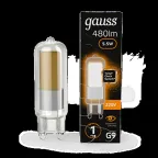 Лампа светодиодная Black LED G9 AC220-240V 5.5W 480lm 3000K Glass | 107809105 | Gauss