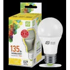                  Лампа светодиодная LED-A60-standard 15Вт 230В Е27 3000К 1350Лм | 4690612002088 | ASD
               