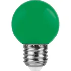 Лампа светодиодная для белт лайта LB-37 (1W) 230V E27 зеленый G45 | 25117 | FERON