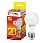                  Лампа светодиодная LED-A60-VC 20Вт 230В Е27 3000К 1800Лм | 4690612020297 | IN HOME
               