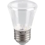 Лампа светодиодная LB-372 Колокольчик прозрачный E27 1W 6400K | 25908 | Feron