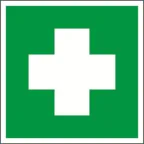                  Пиктограмма (наклейка) "Аптечка первой медицинской помощи" NPU-2424.EC01 для ESTETICA, SPUTNIK | a7682 | Белый свет
               