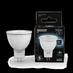 Лампа светодиодная LED 3Вт GU4 220В 4100К MR11 d35х45мм | 132517203 | Gauss