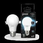 Лампа светодиодная LED 7Вт E27 220В 4100К A60 | 102502207 | Gauss