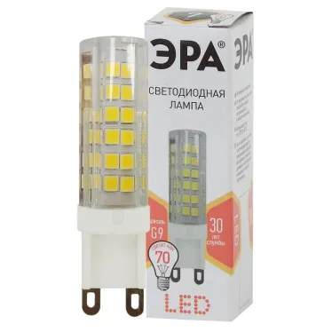 Лампа светодиодная LED 7Вт G9 220В 2700К smd JCD капсульная | Б0027865 | ЭРА