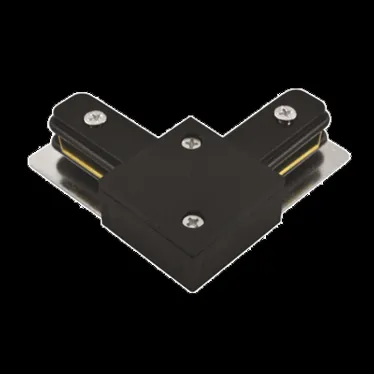 Коннектор шинопровода угловой AC-1B-TL черный серии TOP-LINE | 4690612029375 | IN HOME