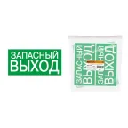 Знак "ЗАПАСНЫЙ ВЫХОД" 200х100мм  | SQ0817-0057 | TDM
