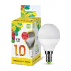                  Лампа светодиодная LED-ШАР-standard 10Вт 230В Е14 3000К 900Лм | 4690612015446 | ASD
               