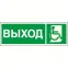 Пиктограмма (Наклейка) Указатель выхода для инвалидов в креслах колясках NPU-3311.E61 для METEOR, UNIVERSAL | a18510 | Белый свет