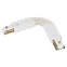 Коннектор гибкий LGD-2TR-CON-FLEX-WH (C) | 023995 | Arlight