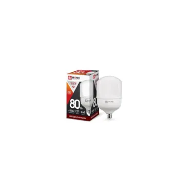 Лампа светодиодная промышленная LED-HP-PRO 80Вт 230В E27 с адаптером Е40 6500К 7200Лм | 4690612031149 | IN HOME