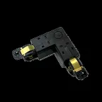 Соединитель внутренний L-образый правый черный | V4-R4-05.0010.TRK-0002 | VARTON