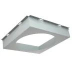                  Светильник SL/COLIBRI 190X190xd125 (100x100x50 lamel 10mm) silver | 2170000180 | Световые Технологии
               