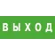 Пиктограмма (Наклейка) Выход (150х300) | 1001150300 | АСТЗ