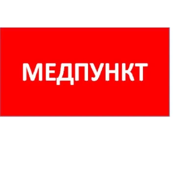 Пиктограмма (пластина) ППБ 0002 Медпункт (335х165) TOTEM | 2501003080 | Световые Технологии