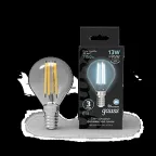 Лампа светодиодная Filament Шар 13W 1150lm 4100К Е14 LED 1/10/50 | 105801213 | Gauss