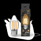 Лампа светодиодная Filament Свеча 11W 810lm 2700К Е27 LED 1/10/50 | 103802111 | Gauss