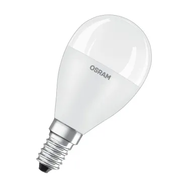 Лампа светодиодная LED STAR Classic P 8W, матовая колба, Е14 LSCLP75 8W/840 230V E14 10X1 RU | 4058075210837 | Osram