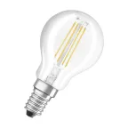 Лампа светодиодная филаментная LED STAR Classic P 5W, прозрачная колба, Е14 LSCLP60 CL 5W/827 230V FILE1410X1RU | 4058075212459 | Osram
