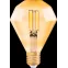 Лампа светодиодная филаментная Vintage 1906 LED CL DIAMOND FIL GOLD 40 non-dim 4, 5W/825 E27 | 4058075091955 | Osram