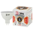                  Лампа светодиодная LED 4Вт GU5.3 220В 2700К smd MR16 отражатель (рефлектор) | Б0017897 | ЭРА
               